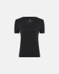 Bambus, T-Shirt v-neck "slim-fit", Schwarz - JBS of Denmark Women