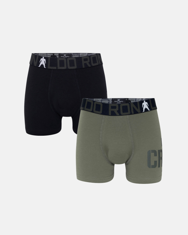Bambus, Boxers "Boys", 2-pack, Mehrfarbig 152