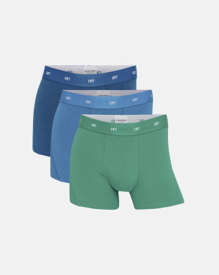 Bambusviskose, Tights 3er-Pack, Mehrfarbig