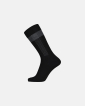 Bambusviskose, Socken, Schwarz mit Muster - Egtved