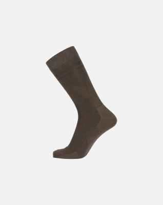 Bambusviskose, Socken, Braun gepunktet -Egtved
