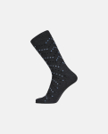 Bambusviskose, Socken, Dunkelgrau mit Muster -Egtved