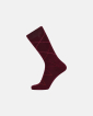 Bambusviskose, Socken, Rot mit muster - Egtved