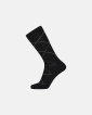 Bambusviskose, Socken, Schwarz mit Muster - Egtved