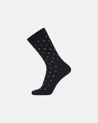 Bambusviskose, Socken, Schwarz gepunktet -Egtved
