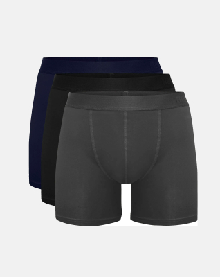 Tights 'Kalle' 3-pack, Extra Länge, Bambusviskose, Mehrfarbig