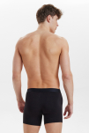 Bambus, Boxers (ekstra lang), 3-Pack, Schwarz -Resteröds