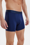Tights 'Kalle' 3-pack, Extra Länge, Bambusviskose, Blau