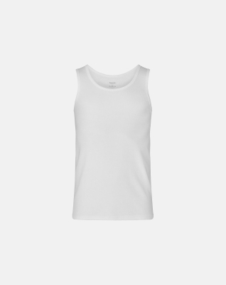 Bambus, Tanktop Rib, 2-pack, Weiß -Resteröds