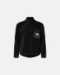 Recyceltes Polyester, Fleece, Schwarz - Resteröds