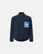 Recyceltes Polyester, Pullover Fleece, Marine - Resteröds