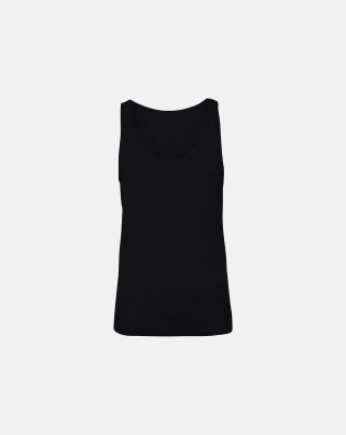 Bambusviskose, Top breite Träger, Schwarz -JBS of Denmark Women