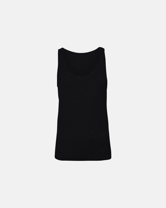 Bambusviskose, Top breite Träger, Schwarz -JBS of Denmark Women