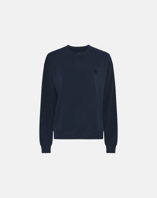 Bambus, Sweatshirt mit Logo, Marine -JBS of Denmark Women