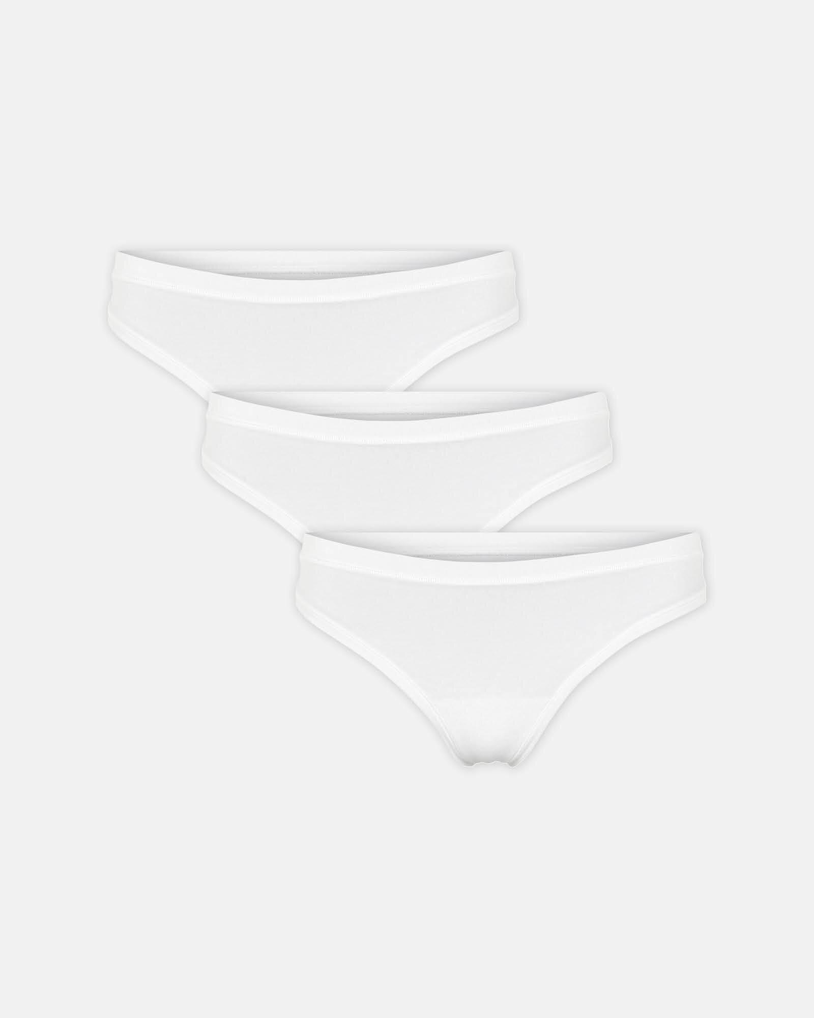Bambus, String Tanga, 3-Pack, Weiß -JBS of Denmark Women Bambus, String Tanga, 3-Pack, Weiß -JBS of Denmark Women