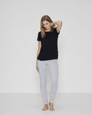 Bambus, Leggings, Grau