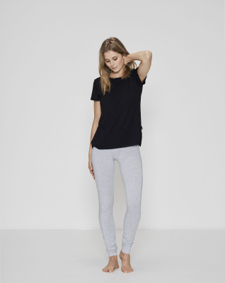 Bambusviskose, T-Shirt, Schwarz -JBS of Denmark Women