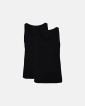 Bambus, Top Breiter Träger, 2-Pack, Schwarz -JBS of Denmark Women