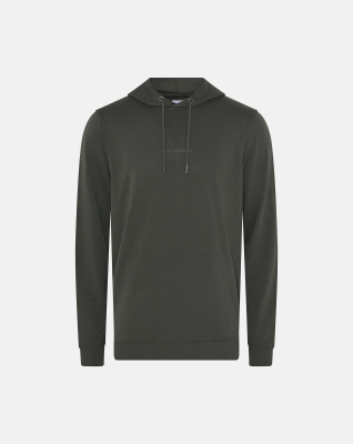 Bambusviskose, Hoodie m. logo, Grün -JBS of Denmark Men