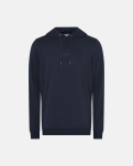 Bambusviskose, Hoodie m. logo, Marine -JBS of Denmark Men