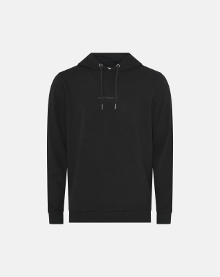 Bambusviskose, Hoodie m. logo, Schwarz -JBS of Denmark Men