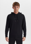 Bambusviskose, Hoodie m. logo, Schwarz -JBS of Denmark Men