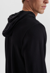 Bambusviskose, Hoodie m. logo, Schwarz -JBS of Denmark Men