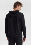 Bambus, Hoodie m. logo, Schwarz -JBS of Denmark Men