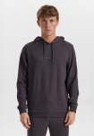 Bambus, Hoodie m. logo, Dunkelgrau -JBS of Denmark Men