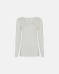 Bio-Wolle, Langarmshirt, Ivory -JBS of Denmark Women