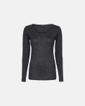 Bio-Wolle, Langarmshirt, Grau -JBS of Denmark Women