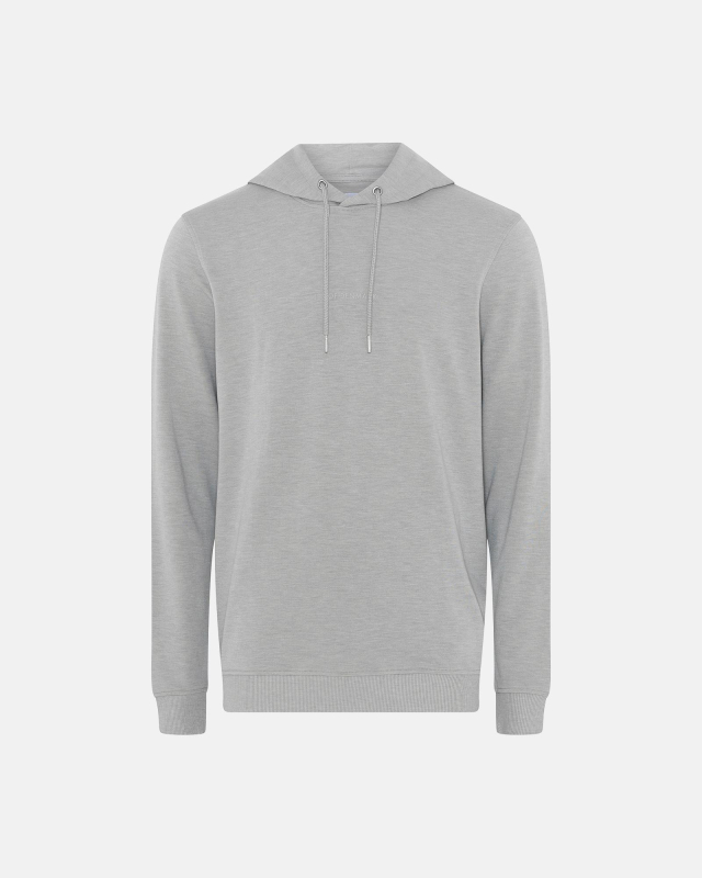 Bambusviskose, Hoodie m. logo, Hellgrau -JBS of Denmark Men