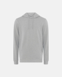 Bambusviskose, Hoodie m. logo, Hellgrau -JBS of Denmark Men