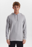 Bambusviskose, Hoodie m. logo, Hellgrau -JBS of Denmark Men