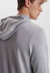 Bambusviskose, Hoodie m. logo, Hellgrau -JBS of Denmark Men