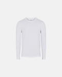 Bambusviskose, Langarm T-Shirt, Weiß -JBS of Denmark Men