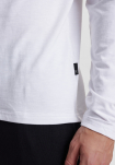 Bambusviskose, Langarm T-Shirt, Weiß -JBS of Denmark Men