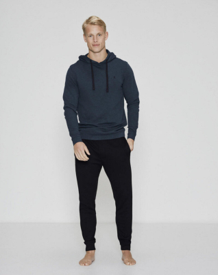 Bambusviskose, Hoodie, Navy