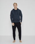Bambusviskose, Hoodie, Navy