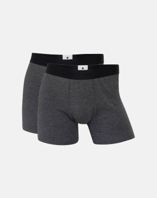 Bambusviskose, Unterhosen, 2-pack, Grau -JBS of Denmark Men