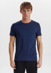 Bambusviskose, T-Shirt Rundhalsausschnitt, Blau -JBS of Denmark Men