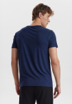 Bambusviskose, T-Shirt Rundhalsausschnitt, Blau -JBS of Denmark Men