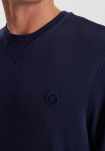 Bambusviskose, Sweatshirt m. logo, Navy -JBS of Denmark Men