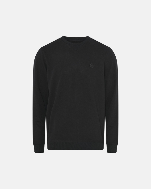 Bambusviskose, Sweatshirt m. logo, Schwarz -JBS of Denmark Men