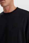 Bambusviskose, Sweatshirt m. logo, Schwarz -JBS of Denmark Men