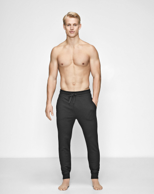 Bambusviskose, Jogginghose, Schwarz -JBS of Denmark Men