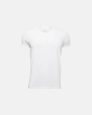 Bambusviskose, T-Shirt V-neck, Weiss - JBS of Denmark Men