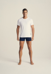 Bambusviskose, T-Shirt V-neck, Weiss -JBS of Denmark Men