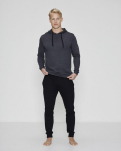 Bambusviskose, Hoodie, Grau