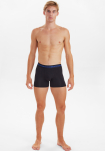 Bambusviskose, Unterhosen, 3-Pack, Mehrfarbig mit Blau -JBS